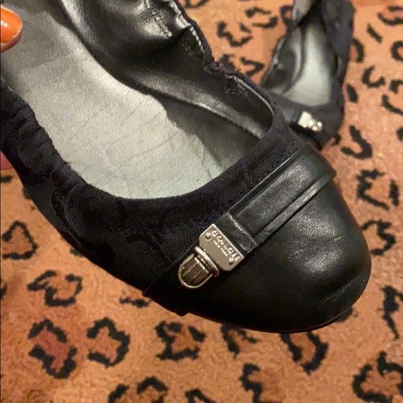Coach black ballet flats - Picture 2 of 3
